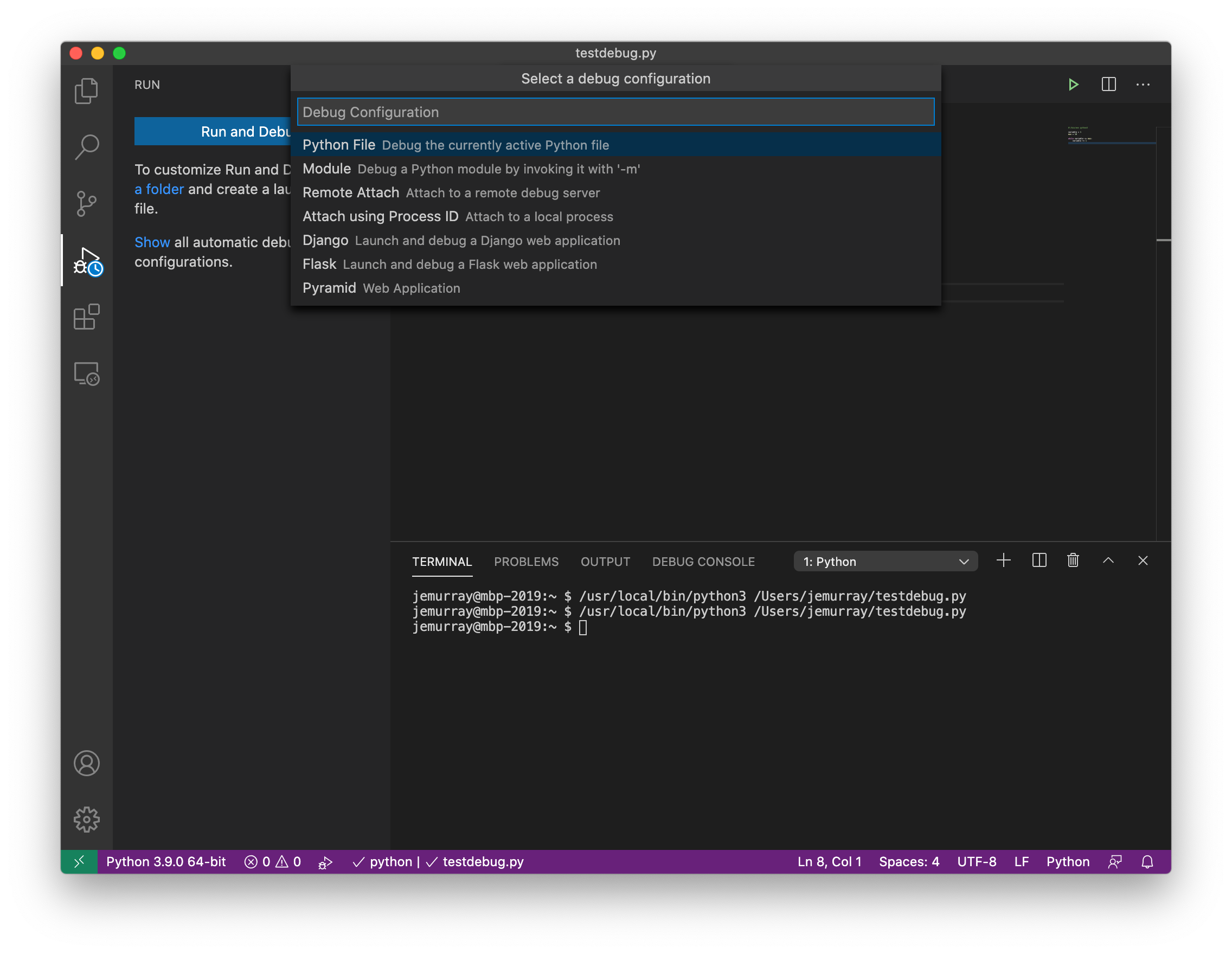 vscode format python