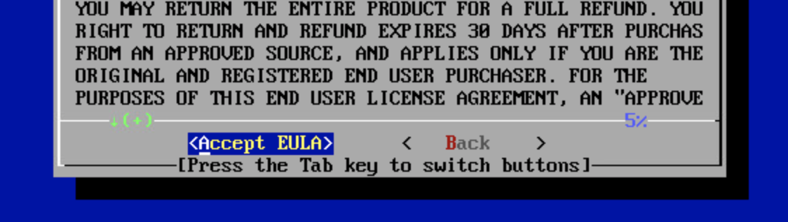 access the EULA