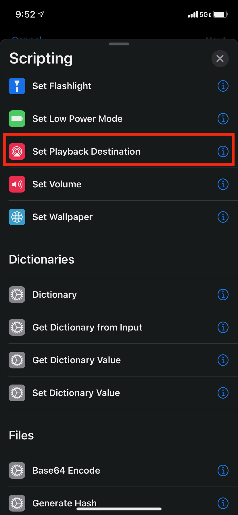 ios shortcuts examples