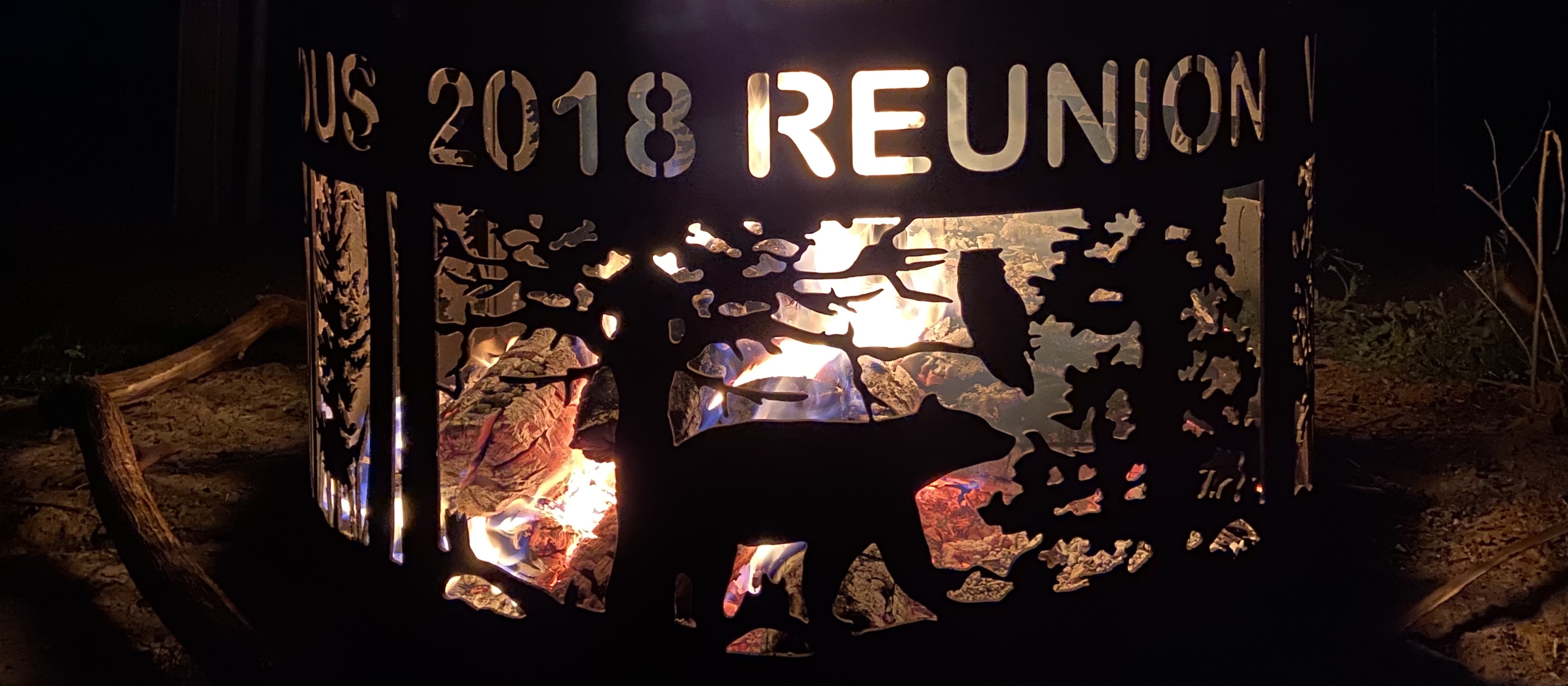Image of iOS 2018 family reunion fire pit