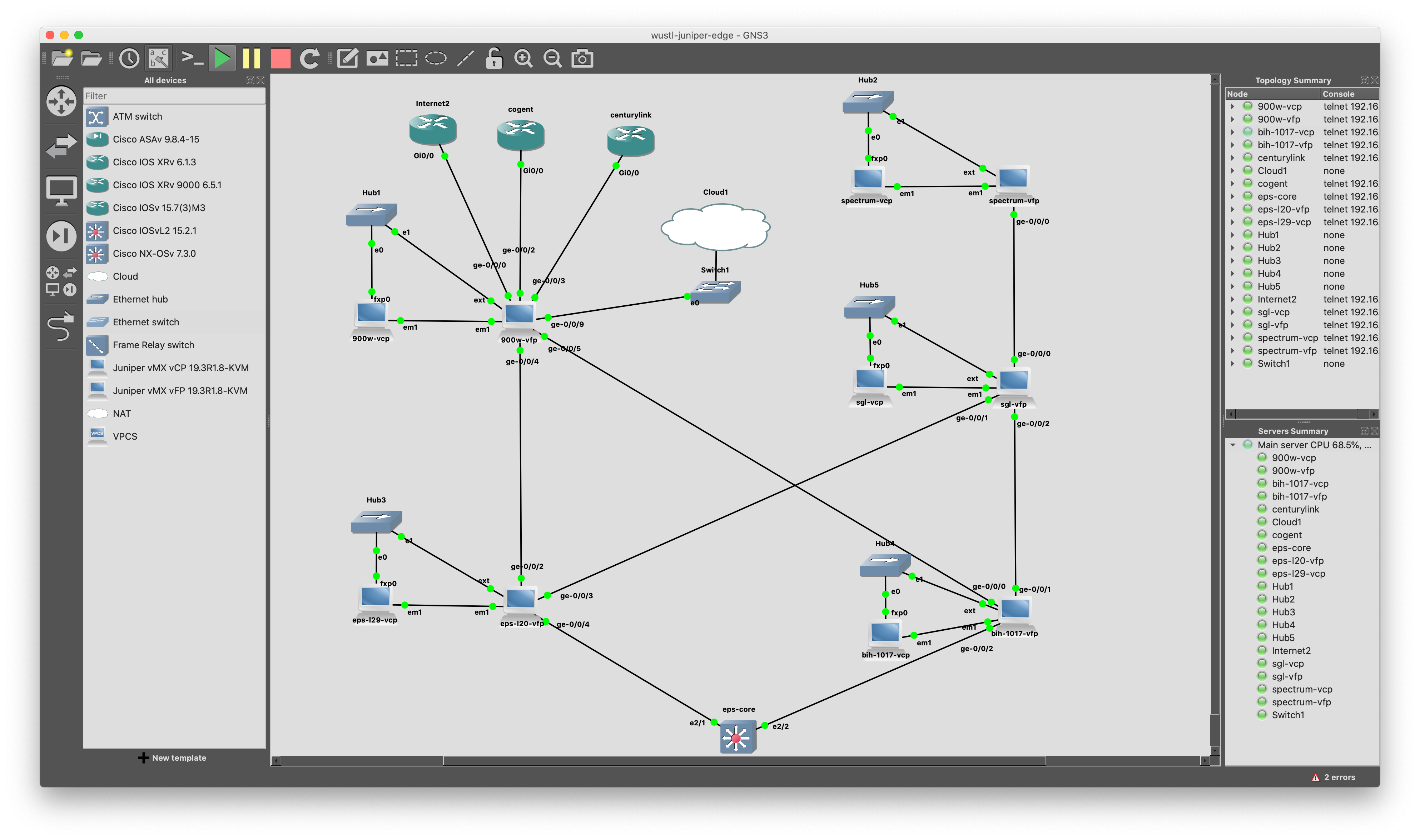 gns3 asa lab config